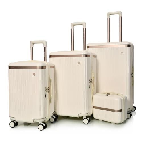 مورانو سبشل طقم شنط سفر فايبر اربع قطع بيج