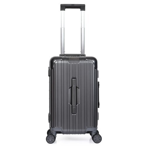 مورانو شنط سفر الومنيوم من مورانو مقاس 20 أنش رماد...