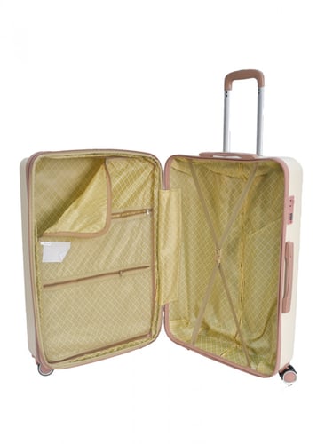 مورانو طقم شنط سفر فايبر متكامل من 3 قطع مع شنط مك...