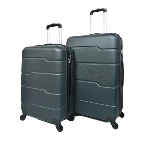 طقم شنط سفر فايبر مورانو ثلاث قطع لون أخضر