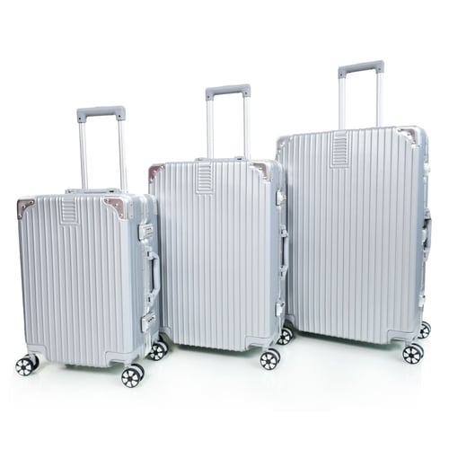 طقم شنط سفر الومنيوم مورانو ثلاثة قطع تصميم أنيق و...