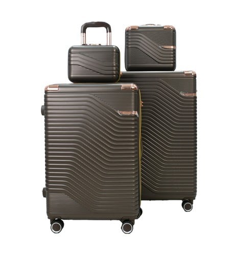 شنط سفر مورانو الفاخر اربعة قطع مع قطعتين مكياج بن...