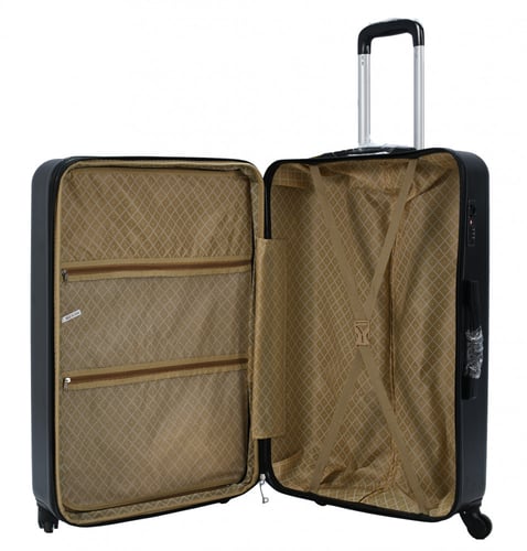 مورانو طقم شنط سفر فايبر متكامل من 4 قطع مع شنط مك...