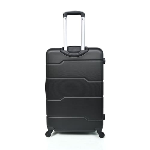 طقم شنط سفر فايبر مورانو ثلاث قطع لون أسود