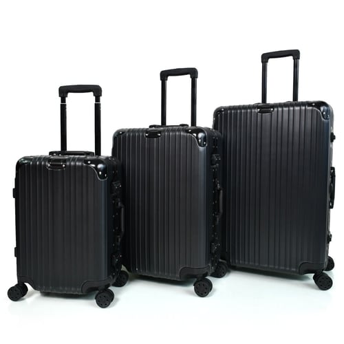 طقم شنط سفر الومنيوم مورانو ثلاثة قطع تصميم أنيق و...