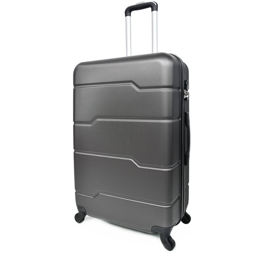 طقم شنط سفر فايبر مورانو ثلاث قطع لون رمادي غانق