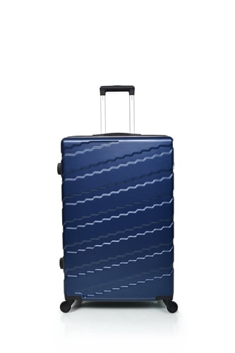 طقم شنط سفر 3 قطع من مورانو بتصميم مموج أزرق