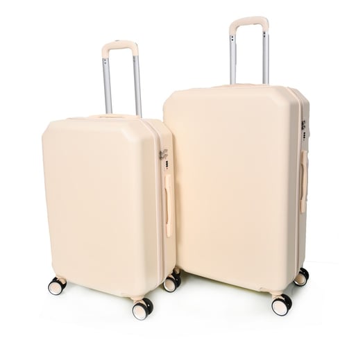 طقم شنط سفر من مورانو 3 قطع فايبر مع شنطة مكياج فا...