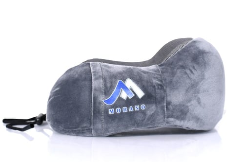 وسادة سفر للرقبة للنوم مصنوعة من الميموري فوم النق...