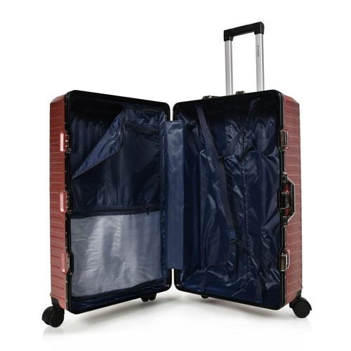 مورانو طقم شنط سفر المنيوم و فايبر ثلاثة قطع تصميم...