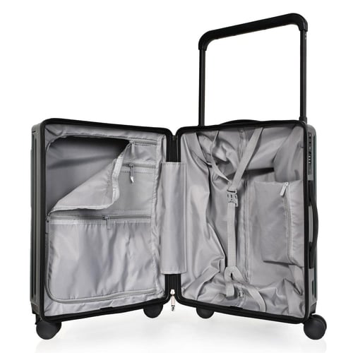 مورانو شنط سفر فايبر 20 أنش كبينة الطائرة أخضر