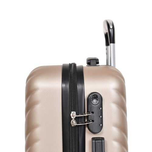 مورانو شنط سفر فايبر 20 أنش كبينة الطائرة ذهبي