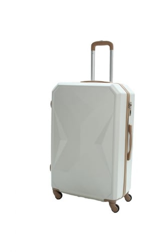 مورانو طقم شنط سفر فايبر من 5 قطع تصميم ثلاثي الاب...