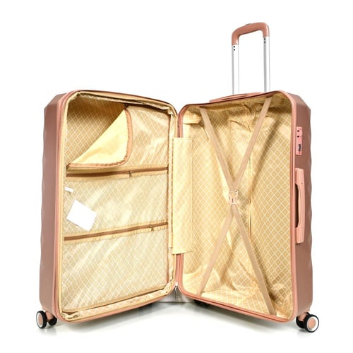 مورانو طقم شنط سفر فايبر 4 قطع روز