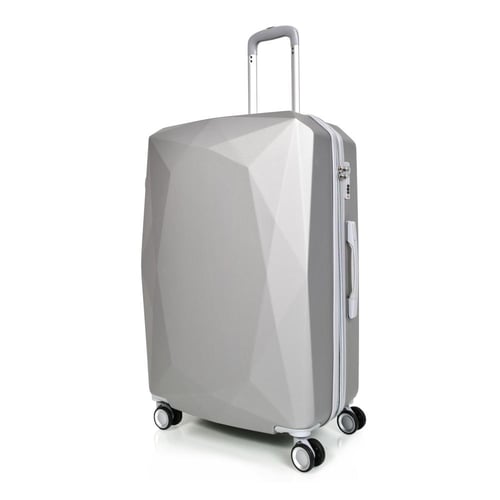 مورانو طقم شنط سفر فايبر اربع قطع سلفر