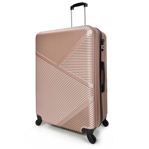 مورانو طقم شنط سفر فايبر 3 قطع مخطط روز