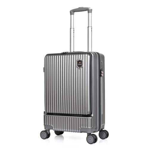 مورانو شنط سفر فايبر 20 أنش كبينة الطائرة سلفر