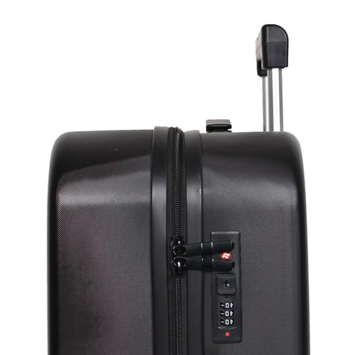 مورانو شنط سفر فايبر 20 أنش كبينة الطائرة أسود