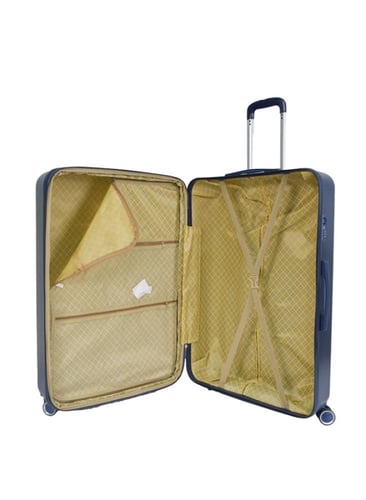 مورانو طقم شنط سفر فايبر بسحاب توسعة 6 قطع أزرق