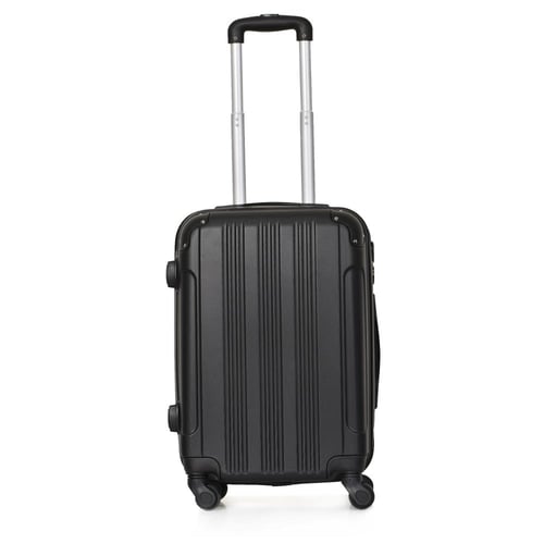 مورانو شنط سفر فايبر 20 أنش كبينة الطائرة أسود