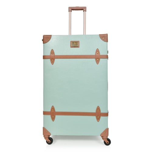 مورانو طقم شنط سفر كلاسيك جلد اربع قطع اخضر