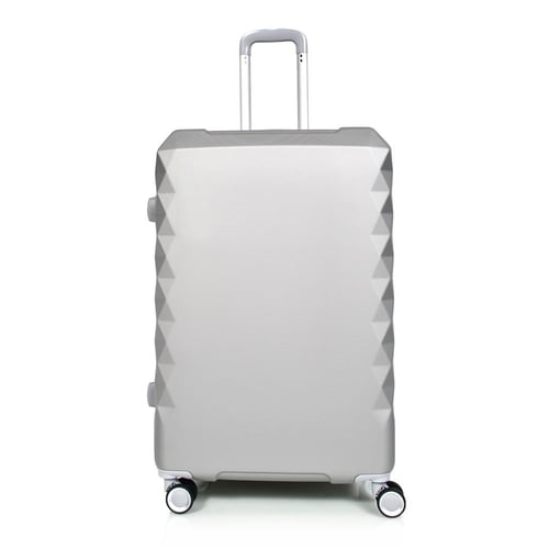 مورانو طقم شنط سفر فايبر 4 قطع سلفر