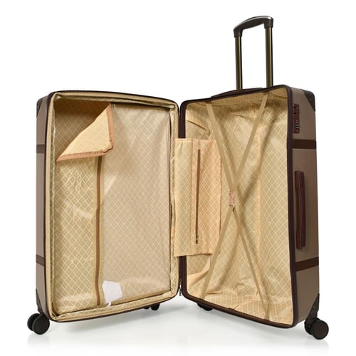 طقم شنط سفر من مورانو 4 قطع مع شنط مكياج فاخرة ذهب...