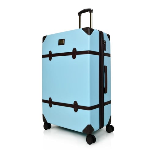 طقم شنط سفر كلاسيك مورانو من7 قطع فايبر و جلد فاخر...