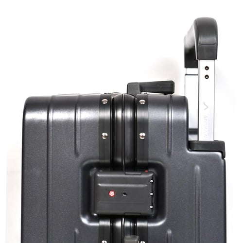 مورانو طقم شنط سفر فاخر قطعتين الامنيوم رمادي