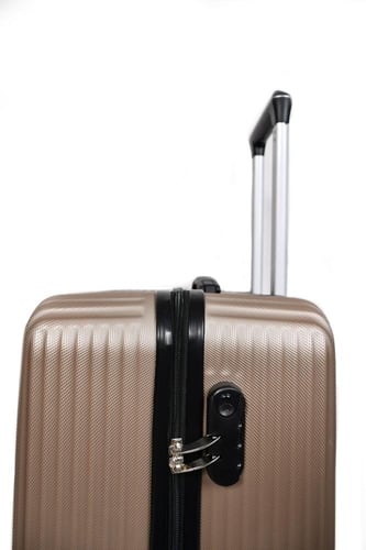 طقم شنط سفر من ويفز 3 قطع فايبر عصري قولد