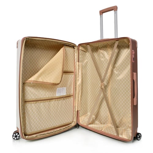 مورانو طقم شنط سفر من الفايبر المضادة للصدمات خفيف...