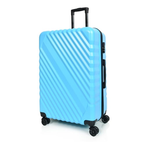 مورانو طقم شنط سفر فايبر لون أزرق مكون من 3 حقائب