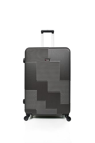 طقم شنط سفر من ويفز 3 قطع فايبر عصري رمادي