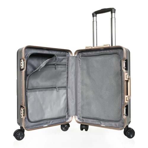 شنط سفر مصنوعة من بولي كاربونيت و الومنيوم و 20 ان...