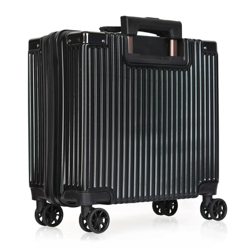 مورانو شنط سفر فايبر 18 أنش كبينة الطائرة أسود