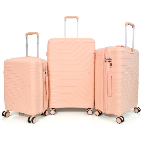 طقم شنط سفر مورانو مصنوع من البولي بروبلين 3 قطع ب...