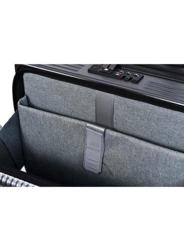 مورانو شنط سفر فايبر 18 أنش كبينة الطائرة رمادي