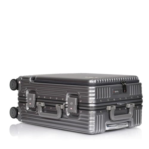 مورانو شنط سفر الومنيوم 20 أنش كبينة الطائرة رمادي