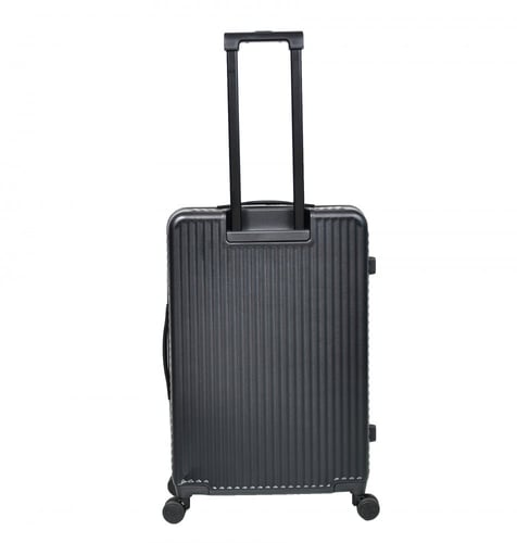 مورانو طقم شنط سفر مكون من قطعتين رمادي غامق فايبر