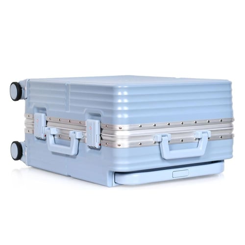 مورانو طقم شنط سفر فاخر قطعتين الامنيوم أزرق فاتح