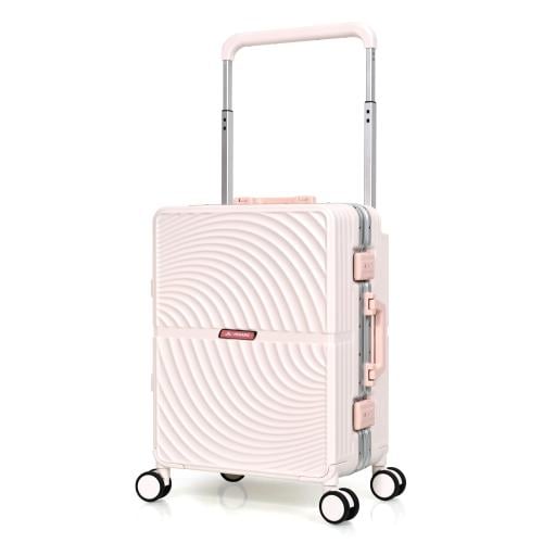 مورانو شنط سفر كبينة الومنيوم بدون سحاب 20 انش ورد...