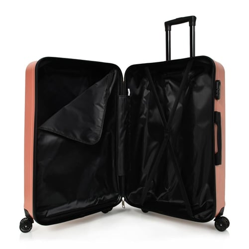 مورانو طقم شنط سفر فايبر ثلاثة قطع روز