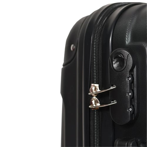 مورانو شنط سفر فايبر 20 أنش كبينة الطائرة أسود