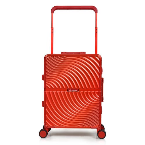 مورانو شنط سفر كبينة الومنيوم بدون سحاب 20 انش أحم...