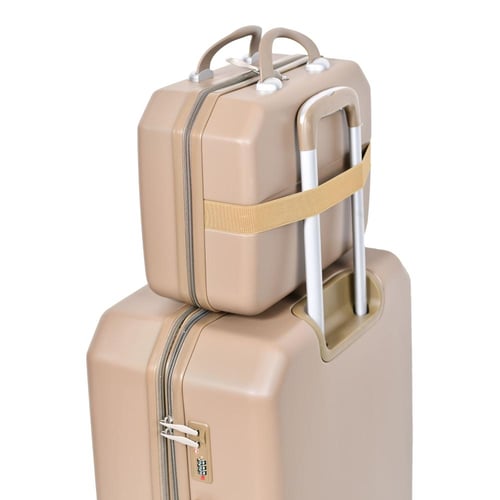 مورانو طقم شنط سفر 3 قطع فايبر مع شنطة مكياج راقي...