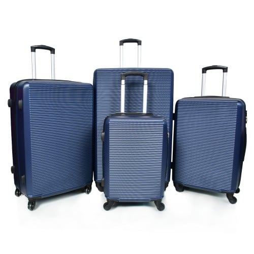 مورانو طقم شنط سفر 4 قطع فايبر بشكل مموج حديث الطر...