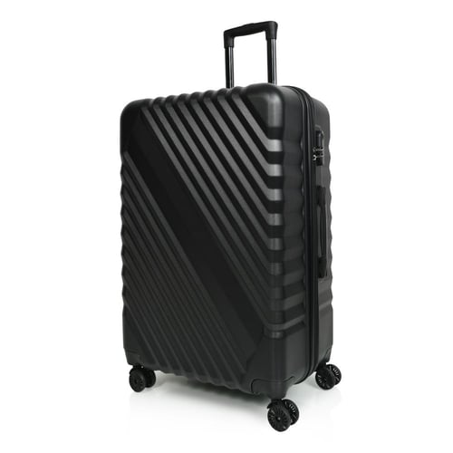 مورانو طقم شنط سفر فايبر لون أسود مكون من 3 حقائب