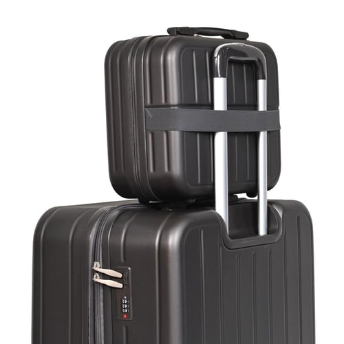 مورانو طقم شنط سفر فايبر اربع قطع رمادي