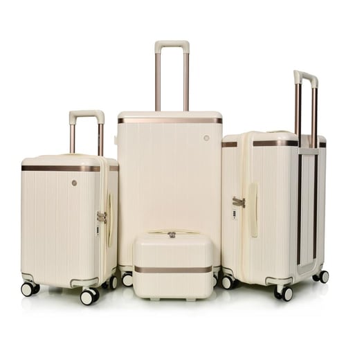 مورانو سبشل طقم شنط سفر فايبر اربع قطع بيج