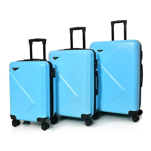 مورانو طقم شنط سفر فايبر ثلاثة قطع أزرق